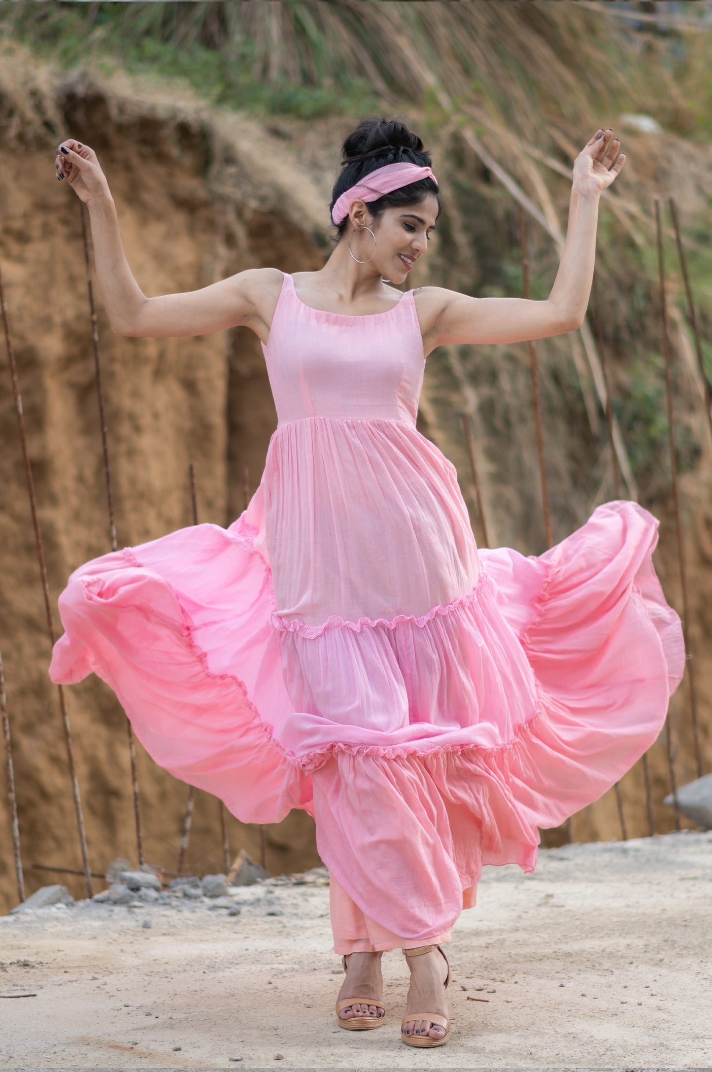 Cotton Candy Tiered Dress