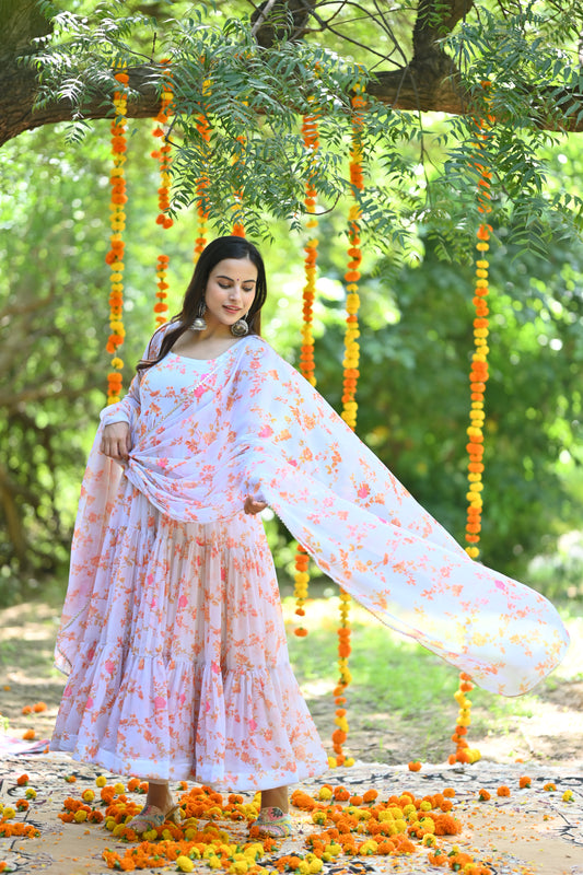 Marigold Anarkali