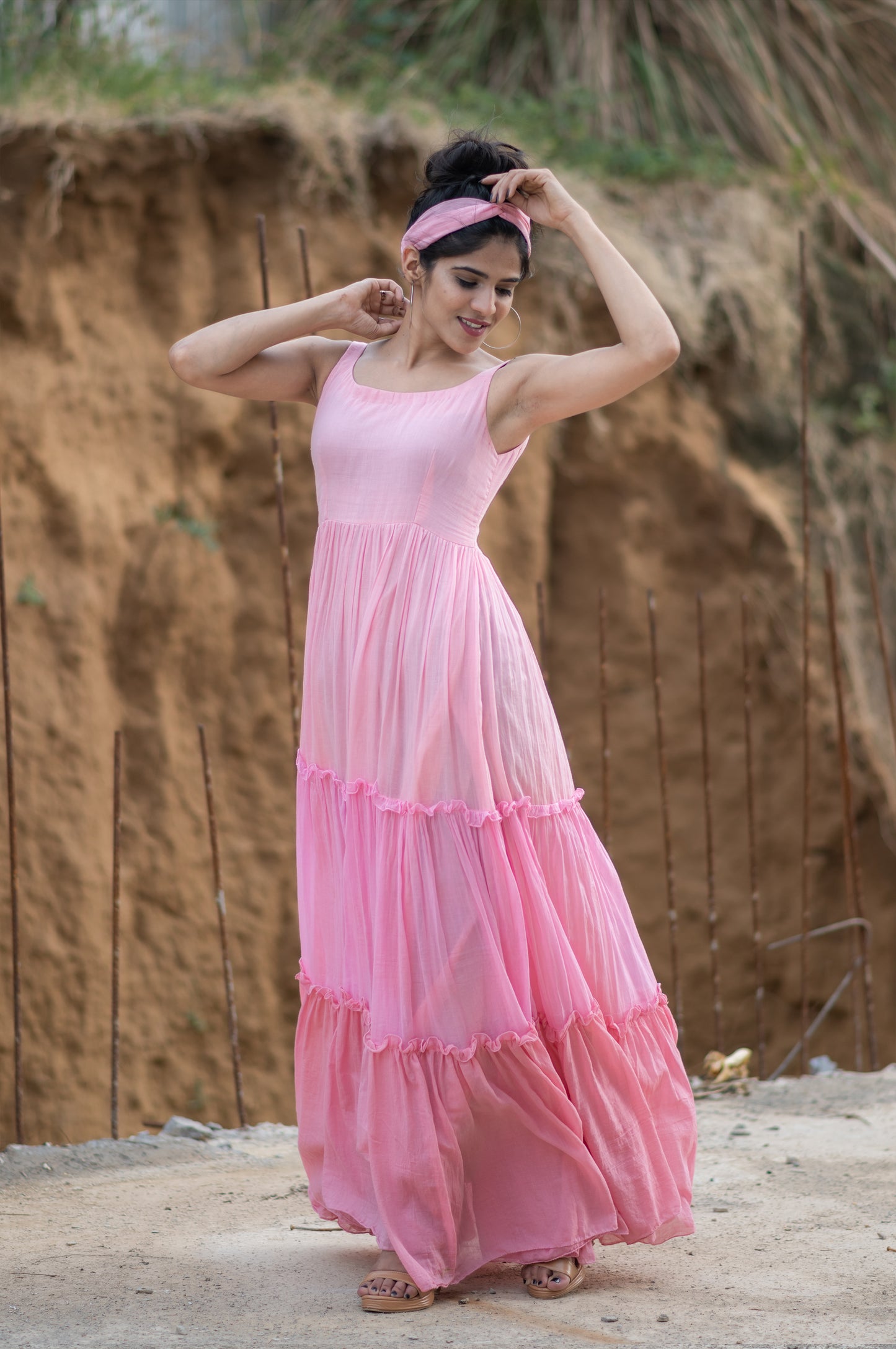 Cotton Candy Tiered Dress