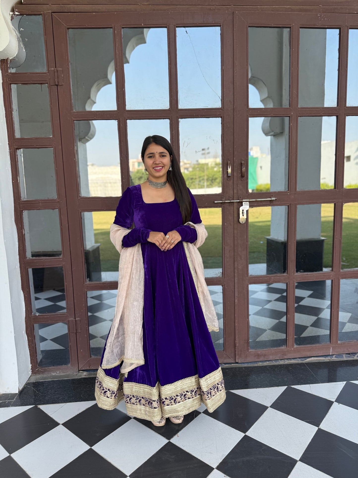 Dilbaro Velvet Anarkali