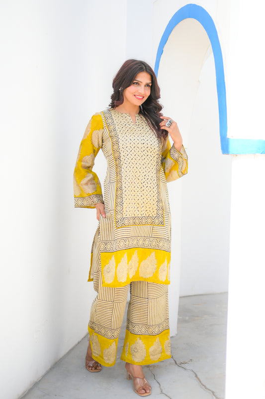 Aureolin Co-Ord Set