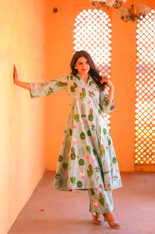 Rani Bagh Co-Ord Set