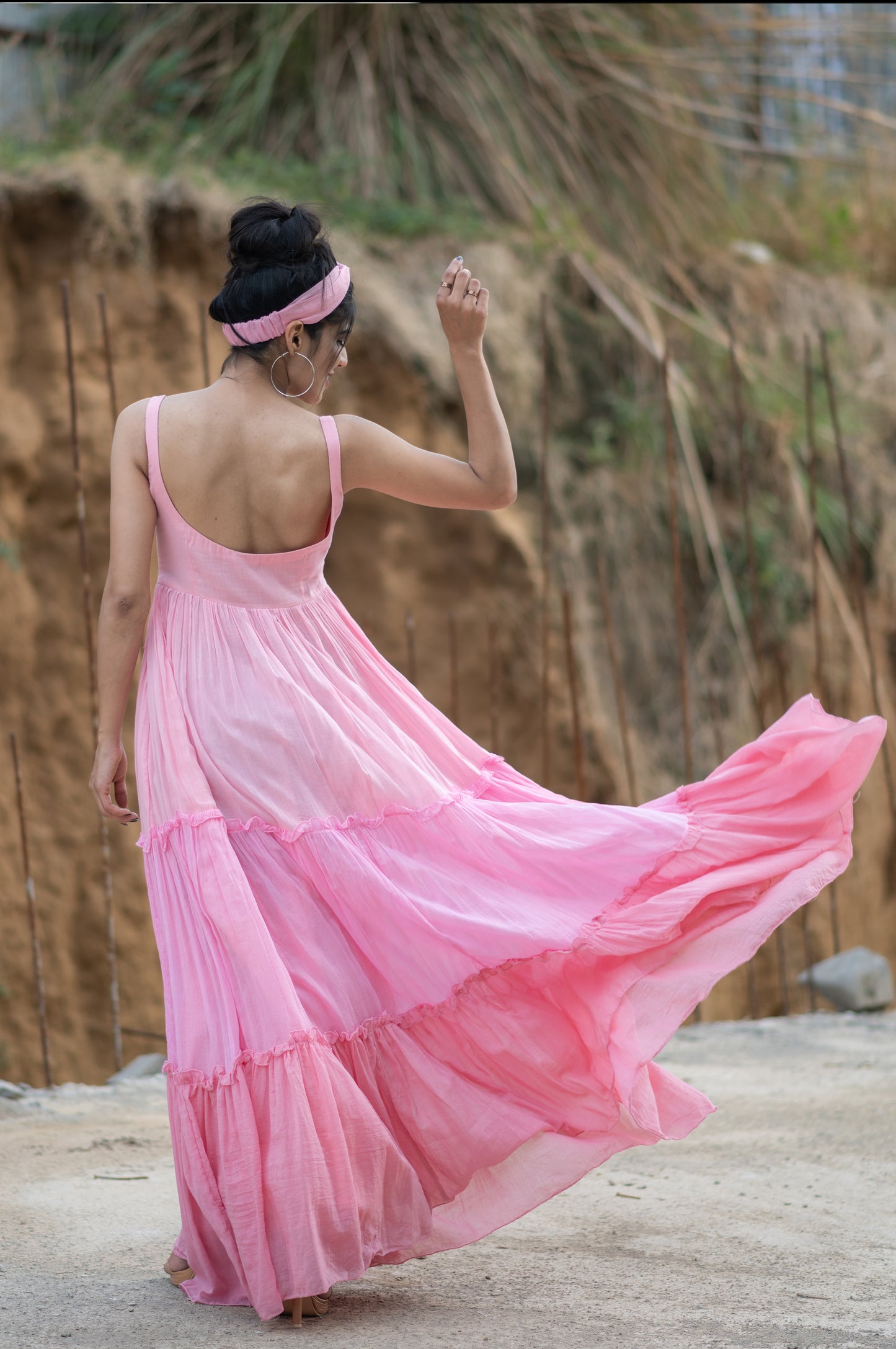 Cotton Candy Tiered Dress